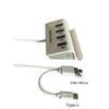 OTG Hub USB OTG HUB Docking Station USB2.0 4 in 1 Dock Holder Hub 4 in 1 480Mbps 4 USB Docking Station Hub for Mobile/PC