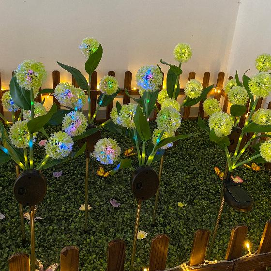 Azalee Solar Gartenrasenleuchte: Außenhof- und Straßenbeleuchtung