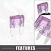 Ein ABSOPRO Sicherungshalter 3A Mini-Sicherung 16 AWG Sicherungshalter Wasserdicht