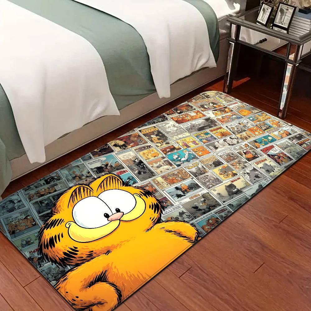 Tappetino da cucina G-Garfield Gatto Carino Anime Decorazione Stanza Bambini Camera da Letto Balcone Antiscivolo Zerbino Soggiorno Alfombra