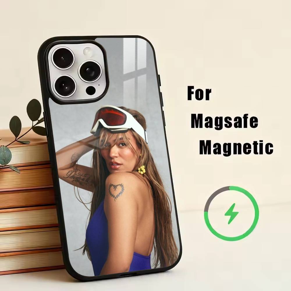 Singer K-Karol G Amargura Phone Case For iPhone17,16,15,14,13,12,11 Plus,Pro Magnetic with Magsafe Wireless Charging iPhone11PRO