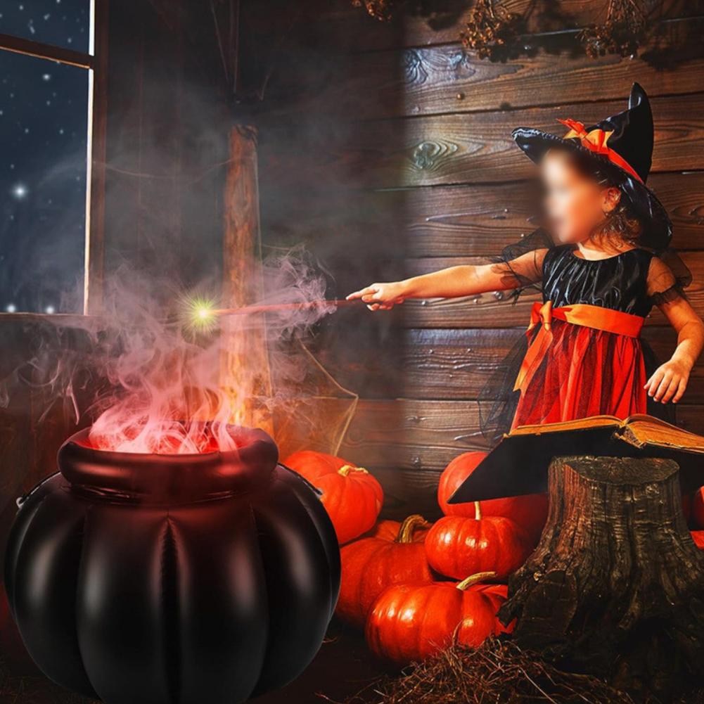 Event Decoration Giant Cauldron Birthday Celebration Chilled Beverages Easy Cleanup PVC Construction For Celebrations