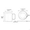 Încălzitor și Set Ceașcă de Cafea, Încălzitor de Ceai, Portabil Fără Fir Birou