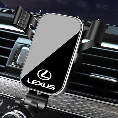 Supporto per Telefono per Auto in ABS Rotazione 360° Supporto con Presa Automatica a Gravità per Lexus F SPORT GX460 Ct200h IS250 ES 220D IS200 Fsport GS GX IS