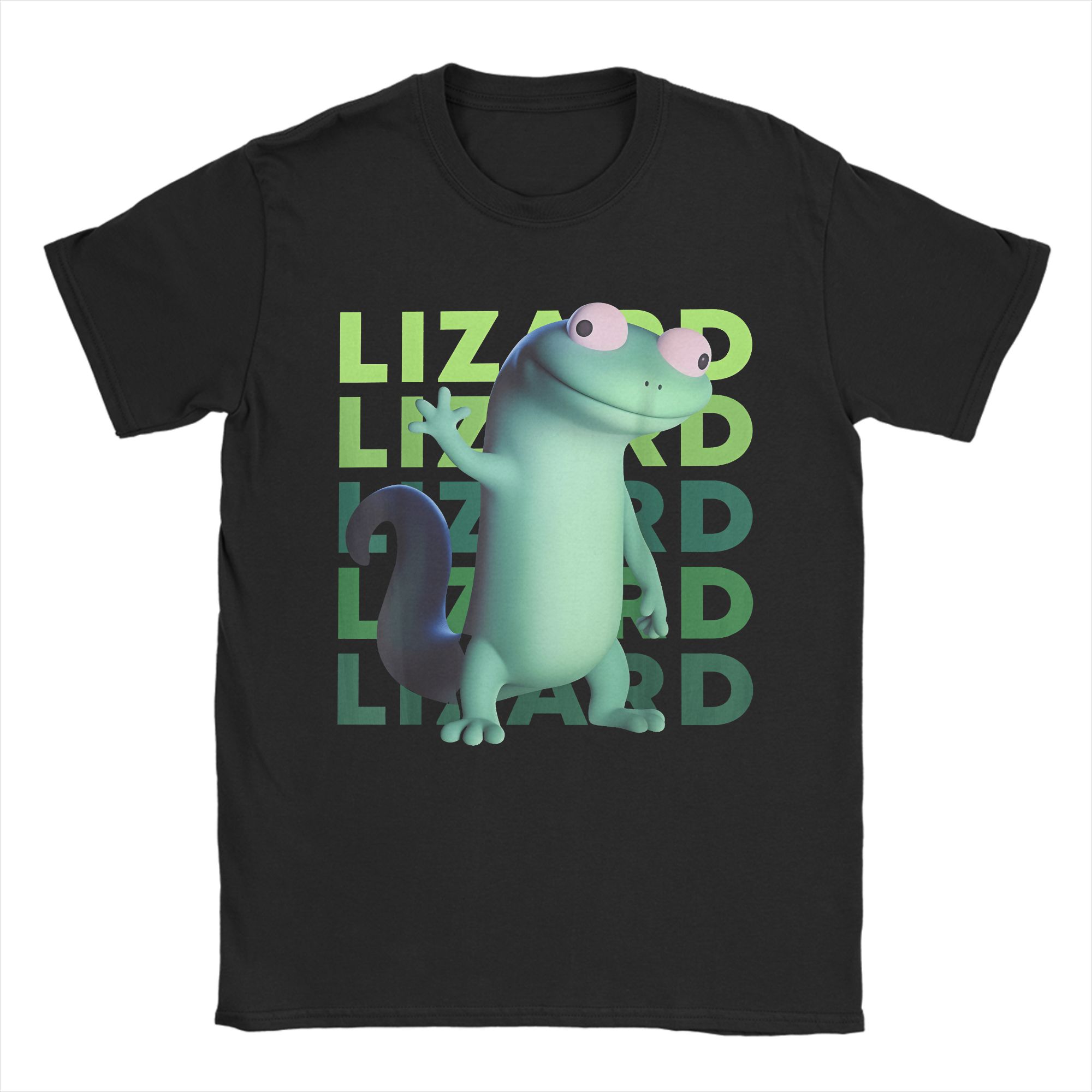 

Мужская футболка Hoppers Tom Lizard с забавной позой крика Хлопковая одежда Потрясающие футболки с коротким рукавом и круглым вырезом Вечеринки Футболки S