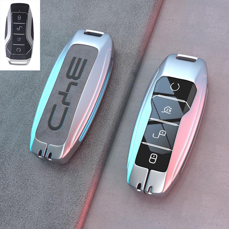 

Чехол для ключа BYD Dolphin, Seal, Song Plus, Han, Frigate 07, Yuan Plus с пряжкой-ракушкой