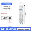 Chint NCH8-20/20 Silent AC Contactor, Single-Phase, 220V, 24V DIN Rail Mount