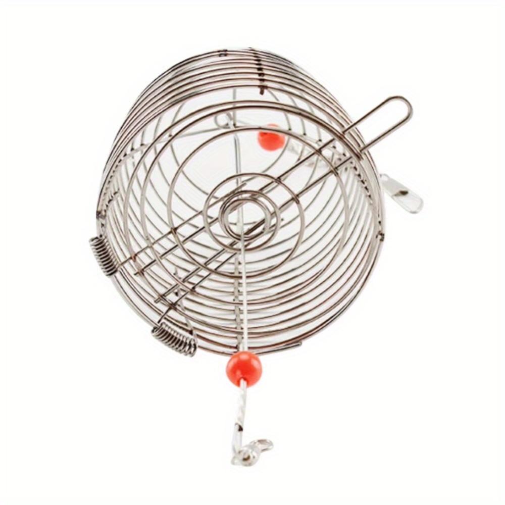 2/1Pc Shrimp Feeding Dish Stainless Steel Shrimp Bowls Feed Dish Metal Container Bait Cage Fish Tank Accessories for Shrimp Food