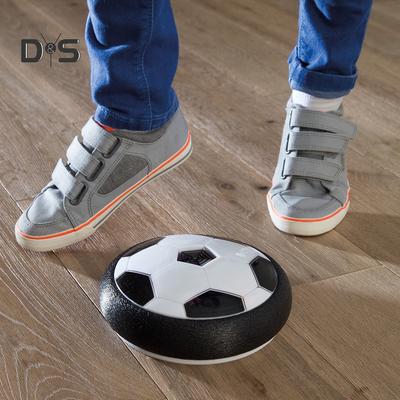 Martini eléctrico colorido LED Hover fútbol niños interior flotante fútbol juguete interactivo