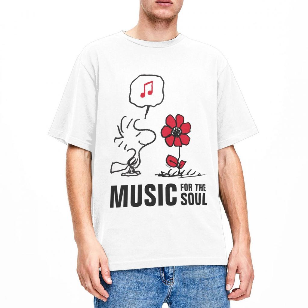 Woodstock Smelling The Flowers T Shirts Merch Men Women's 100% Cotton Vintage T-shirt Short Sleeve Clothing Adult