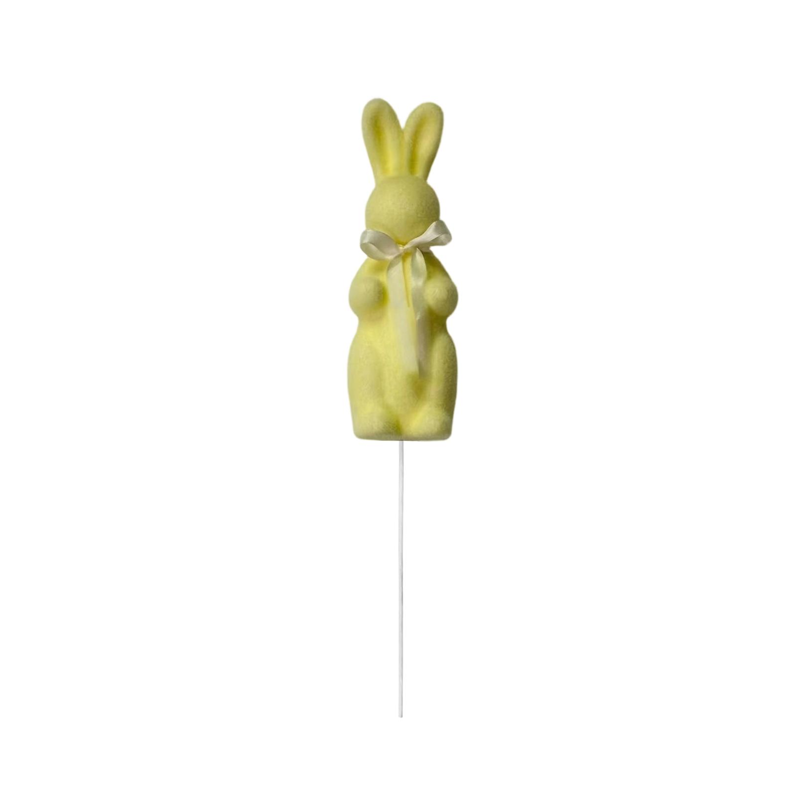 

Simulated Short-Pile Moss Easter Bow Bunny Home Decoration For Gardens And Patios. One Size