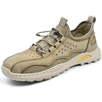 38-46 Verano Hombre Talla Grande Transpirable Exterior Caminar Zapatos Casuales Zapatos de Senderismo Zapatillas