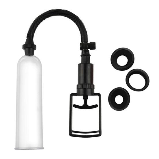 Sucking Masturbation Pump Stylish Tightly Wrapped Manual Negative Pressure Portable Add Happiness TPE Aero-up Penis Pump Adult Product