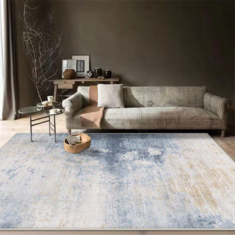 Nordic Style Living Room Carpet Modern Abstract Decoration Home Large Area Non-slip Rugs Bedroom Lounge Easy Clean Floor Mat