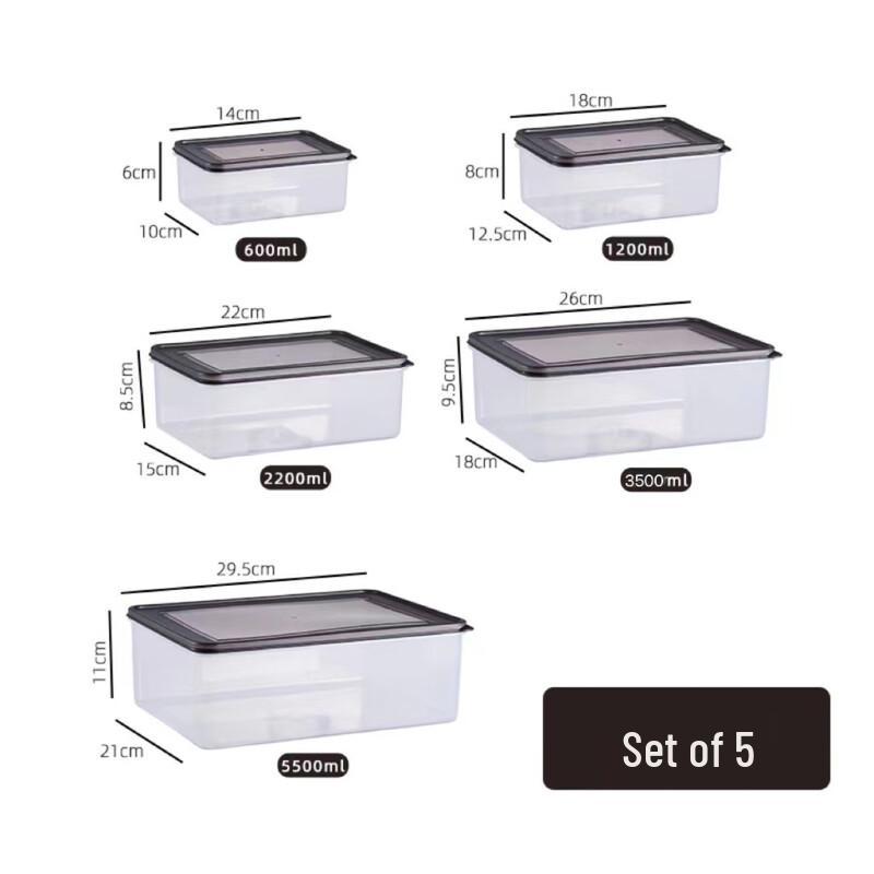 Wutuo Refrigerator Food Storage Container Set
