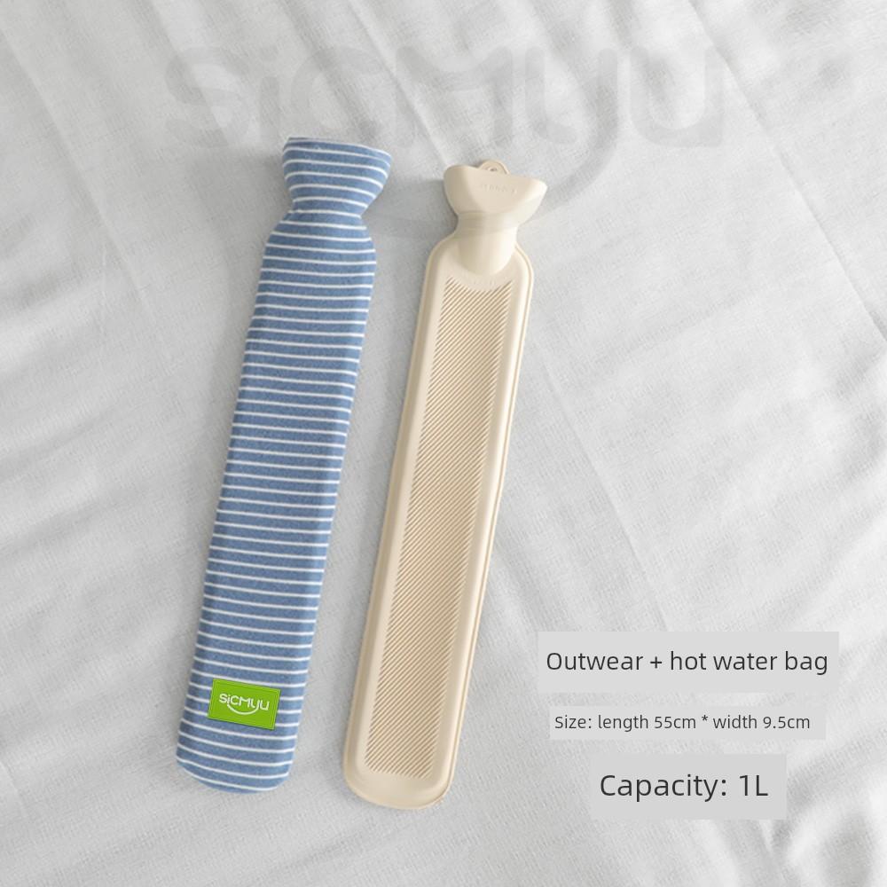Super Long Hot Water Bag, Bed Warmer for Bed, X-long Extra Large Warm Feet, Winter Thermal Insulation Water Injection Warm Water Bag