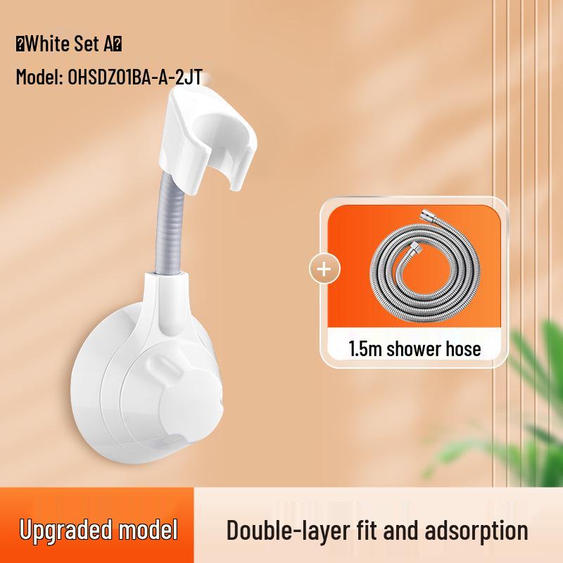 Adjustable No-Drill Shower Head Holder