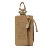 Small Bag Outdoor Camping Wallet Card Holder Organizer Storage Zipper Waist Pouch Oxford Cloth Waist Hanging Men Coin Purse