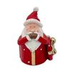 3 Pcs Mini Santa Claus Statue See Hear Speak No Evil Resin Christmas Table Decor Collectible Figurine Home Office Party Decor