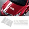 2Pcs Lines Letters Self-adhesive Car Styling Hood Sticker Auto Decal Decoration