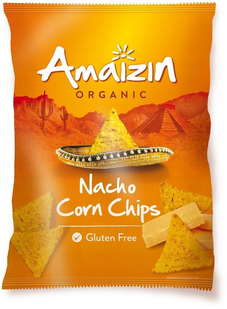 Bio-Glutenfreie Mais-Tortilla-Chips mit Käse 150 - Amaizin