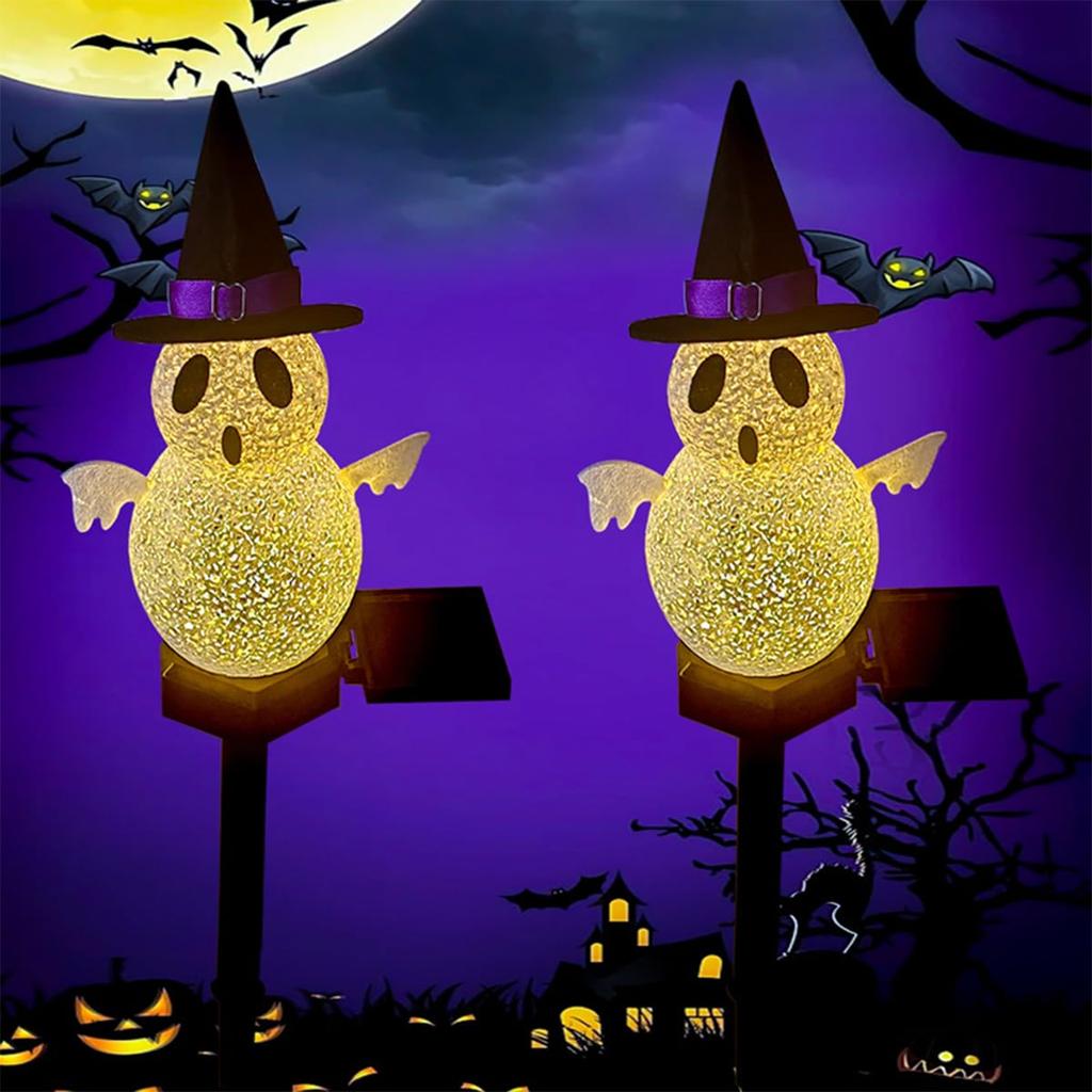 Lanito Halloween Decoration Ghost Garden Halloween Solar Halloween Decoration Recessed Automatic Lighting Haunted Creating Decorative Lights Lights,