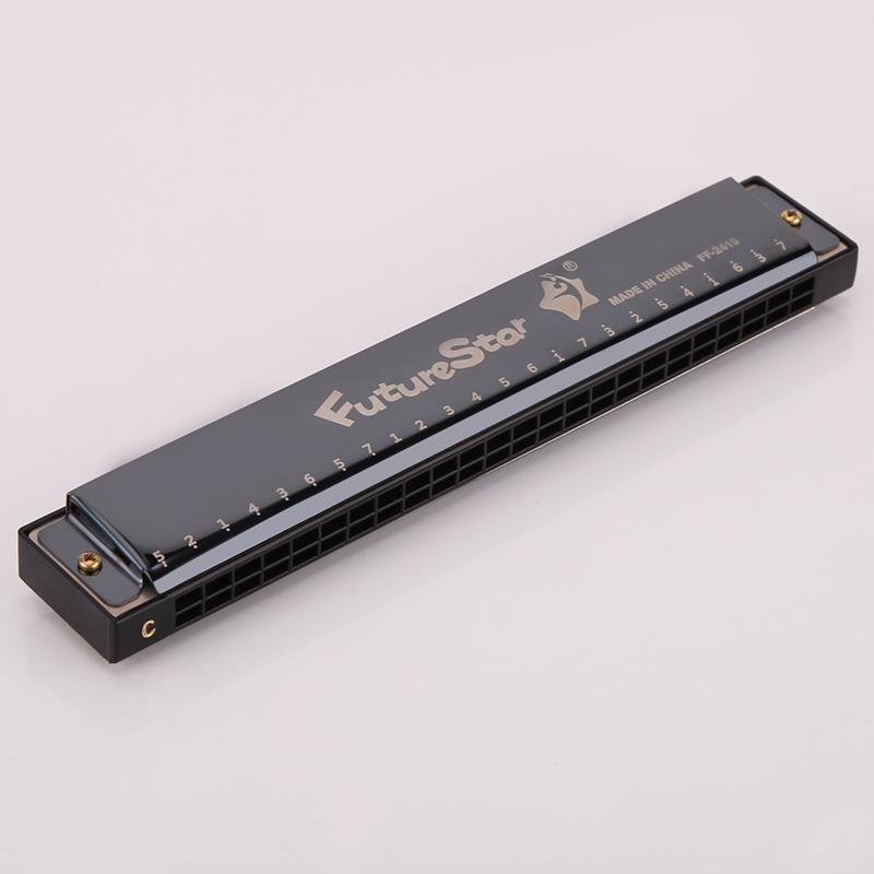 

C Key 24-Hole Double Row Harmonica for Beginners and Students - Ideal for Children s Practice and Classroom Use.