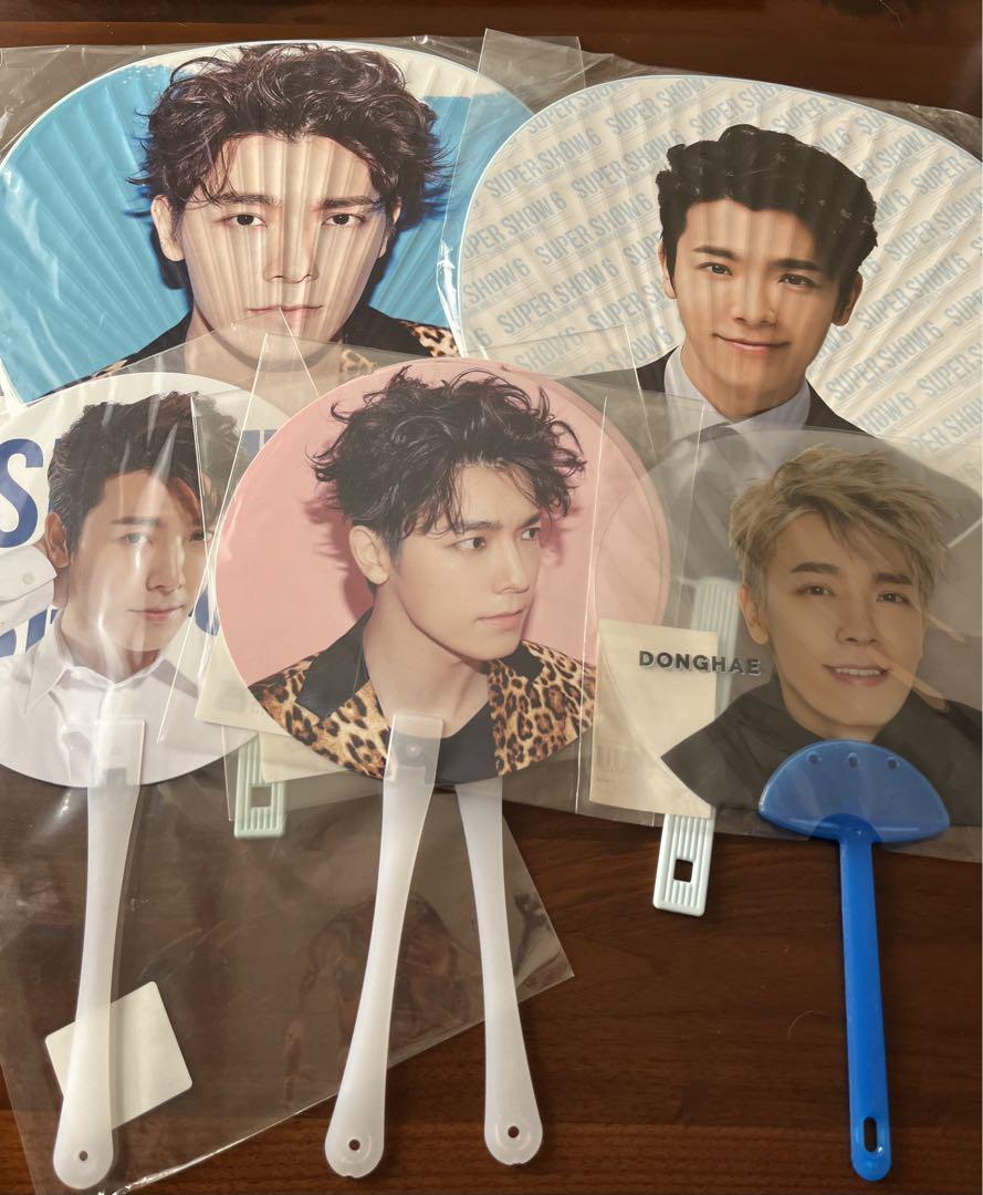 

[USED] SUPER JUNIOR Donghae official fan set of 6, Japan and Korea version