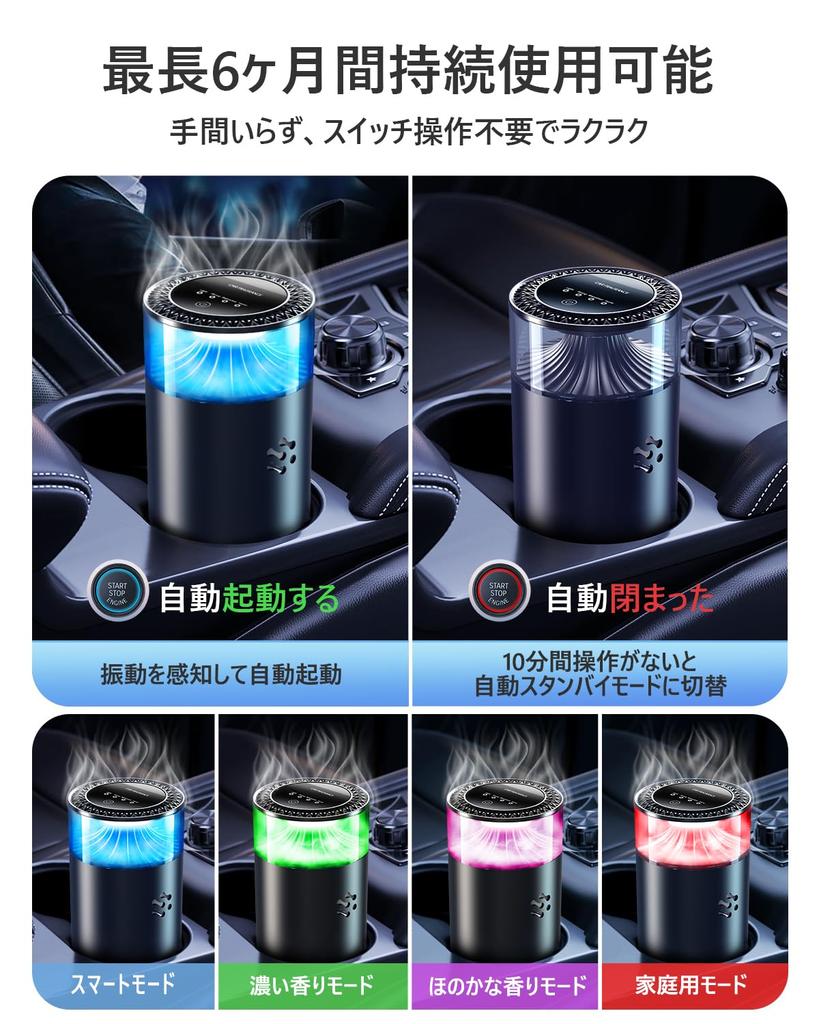 2025 AI Mountain Scenery Car Aroma Car , 2 Types of Natural