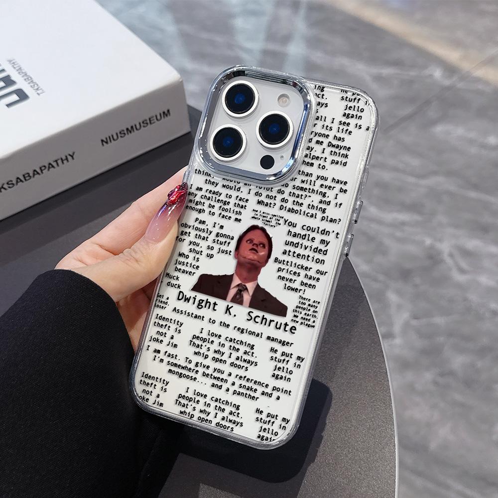 

The office Tv Show Hot Phone Case For iPhone 17 Air 16 e 15 14 13 12 11 Pro Max Plus SE 2020 2022 Transparent Soft Cover iPhone17 Pro