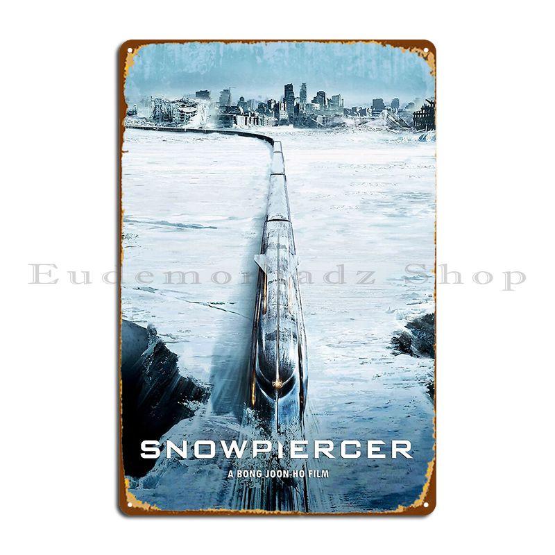 Snowpiercer Metal Sign Printing Club Bar Wall Custom Wall Decor Party Plates Tin Sign Poster 20x30cm