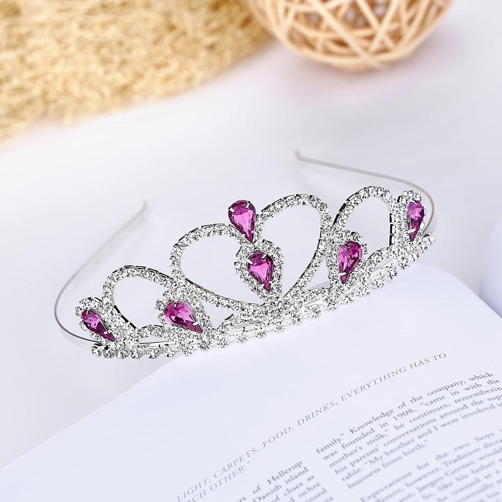 Children's Crown Birthday Party Hair Crown Headwear Girls Performance Hair Accessories Wang Guanxin