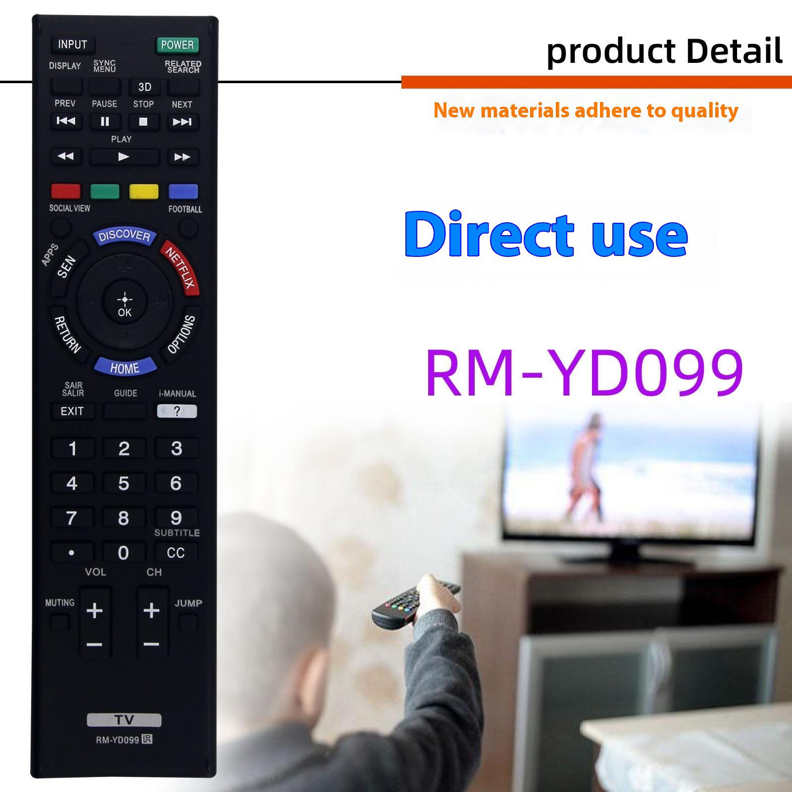 

RM-YD099 For Sony TV Remote Control Replacement Universal Smart TV Remote Type A