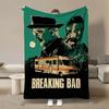 8 Size Breaking-Bad TV Show Series Flannel Blanket Home Sofa Lunch Break Blankets Children Student Blankets Nap Cover Kid Gift
