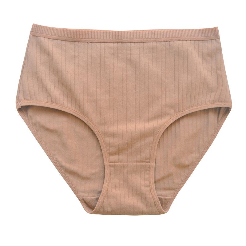 Damen Plus Size Baumwollhöschen mit hohem Bund - Atmungsaktiv, Bauchkontrolle & Po-Lifting