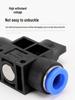 Pneumatic Air Valve Switch PU Tube HVFF Hand Valve Quick Connector 4/6/8/10/12mm