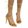Foreign Trade Pointed Open-toed Cross-strap High Heels 2025 New Stiletto Sexy Fairy Large Size Women's Sandals