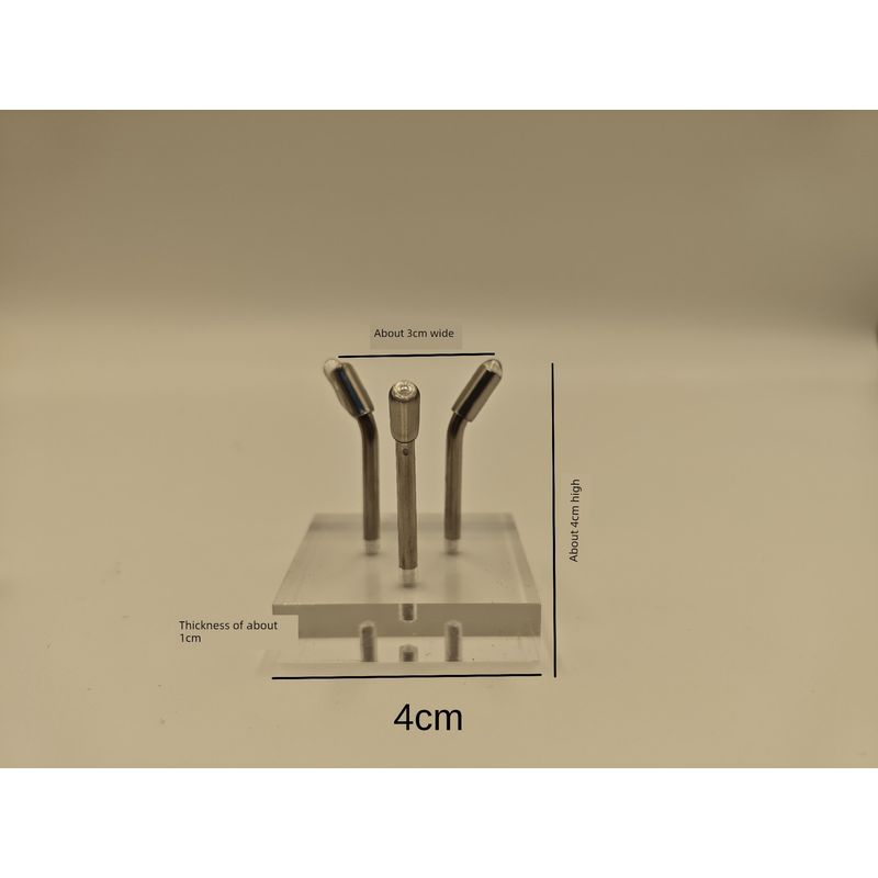 

Прозрачная подставка Алекс, основание для хрустального шара, подставка-опора для демонстрации необработанного камня, руды, жеоды, домашнее украшение, орнамент 4cm silver