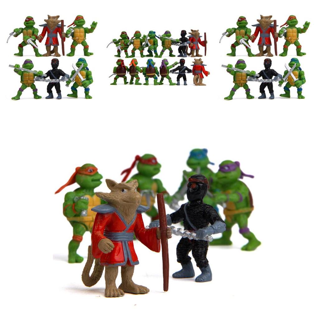 Teenage Mutant Ninja Turtles PVC Actionfiguren Modellspielzeug mit Cartoon-Design für Geschenke und Werbeaktionen
