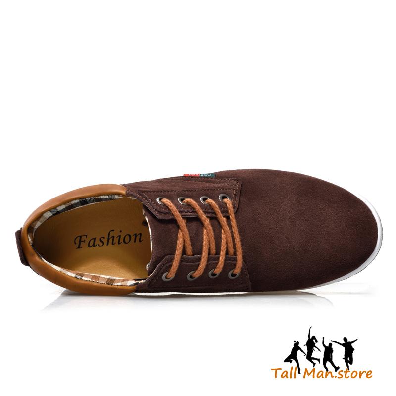 Schuhe mit Absatz Schuhe mit Erhöhung Schuhe zur Höhenvergrößerung Männer Einlegesohle zur Höhenvergrößerung 6 cm Herren Sneaker Sport Schwarze Schuhe