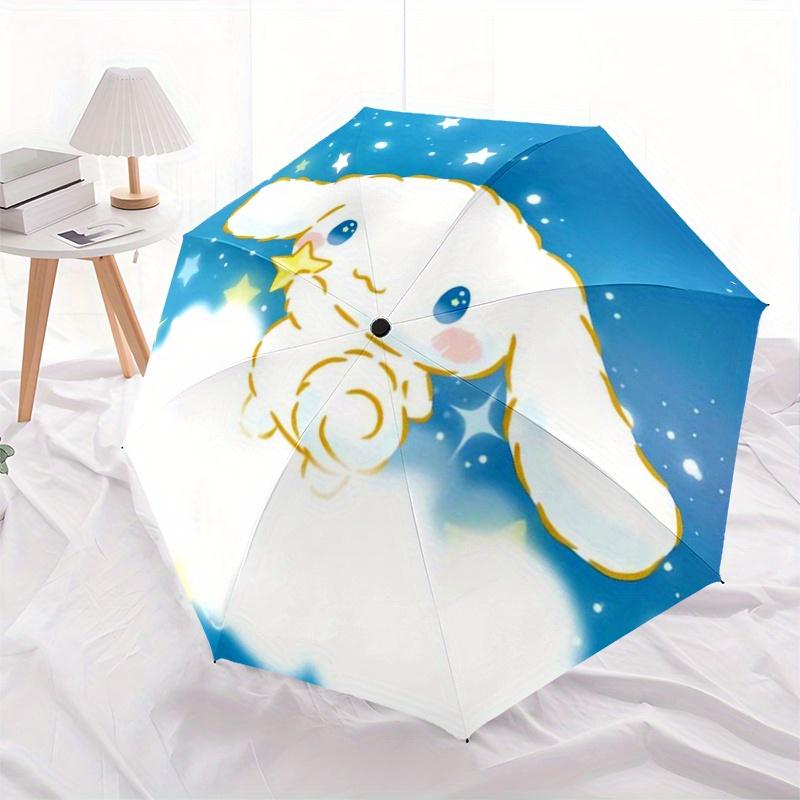 

1pc Starry Sky Cinnamoroll Sanrio Pattern Umbrella, Fashionable, Personalized, High-Value Folding Umbrella, a Must-Have for Summer, 8-Rib Durable Iron