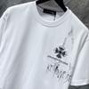 8716 CHROME HEARTS 2025 Sommer Neu Hochwertige Baumwolle Rundhals Locker Übergröße Herren- und Damen-T-Shirt Paar-T-Shirt