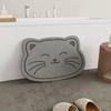 Bathroom Floor Mat Diatomaceous Earth Absorbent Hard Mat Non-Slip Mat Toilet Entrance Mat Quick-Drying Mat for Bathroom