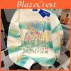 Horizontal Cotton Pure Striped Tiedye Round Neck Sweatshirt For Women Autumn Winter Loose Simple Top