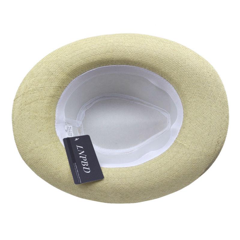 LNPBD Kimisohand New Hot Fashion 6 Colors Summer Men Straw Hat Cowboy Hat Men's Fashion Hot Sale