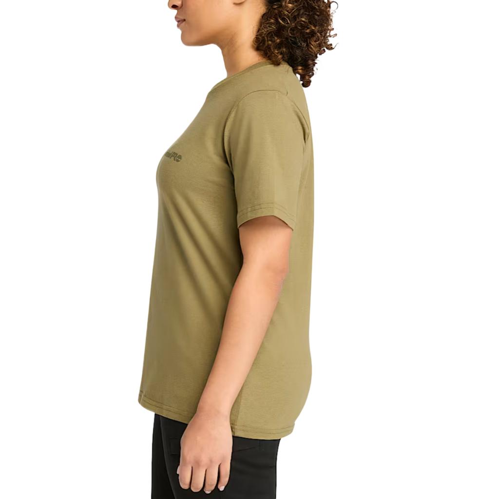 Timberland Pro Skin-Friendly Soft Comfortable Short Sleeve T-Shirt Women Tops TB0A6D7X360