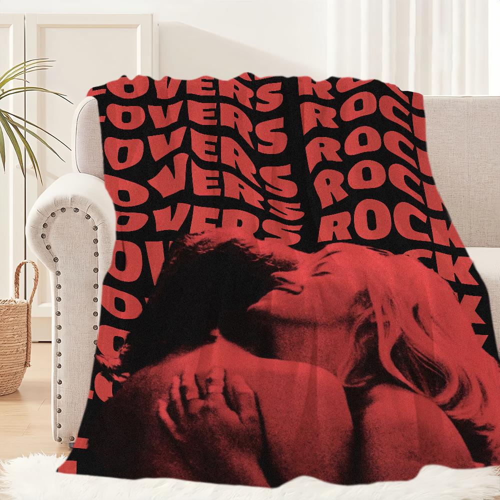 Band TV-Mädchen Trauben am Weinstock Decke Plüsch Nickerchen Sofa Teppich für Wohnzimmer Warmes Büro Schlafzimmer Geburtstag Zuhause Reise Kinder Geschenke