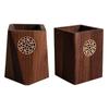 Multiple Use Wooden Pencil Box Vintage Marker Pen Storage Cup Desk Organizer Pen Container  Office