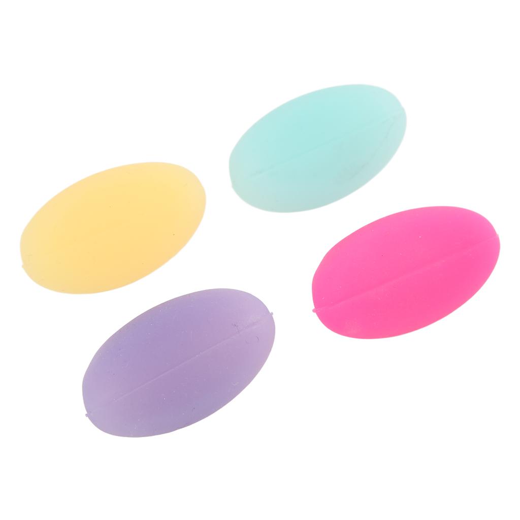 4Pcs Flute Thumb Rest Cushion Colourful Silicone Finger Cover Flutes Parts for Wind Instrument
