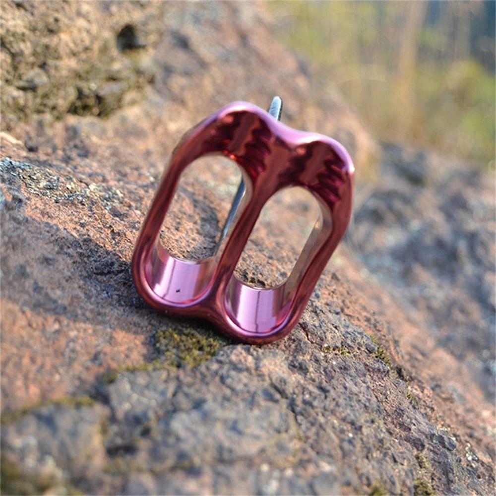 Safety Ring Be-lay Rappel Device Downhill Climbing Descender Rock Climbing Rappel  Mountaineering